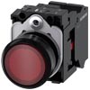 [3SU1103-0AB20-3CA0] SIEMENS/EP pulsador luminoso, 22 mm, redondo, plástico, rojo, (New)