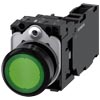 [3SU1103-0AB40-1FA0] SIEMENS/EP pulsador luminoso, 22 mm, redondo, plástico, verde (New)