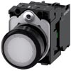 [3SU1103-0AB60-1BA0] SIEMENS/EP pulsador luminoso, 22 mm, redondo, plástico, blanc (New)