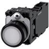 [3SU1103-0AB60-1FA0] SIEMENS/EP pulsador luminoso, 22 mm, redondo, plástico, blanc (New)