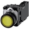 [3SU1106-0AB30-1FA0] SIEMENS/EP pulsador luminoso, 22 mm, redondo, (New)