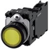 [3SU1106-0AB30-3FA0] SIEMENS/EP pulsador luminoso, 22 mm, redondo, (New)