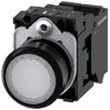 [3SU1106-0AB60-3BA0] SIEMENS/EP pulsador luminoso, 22 mm, redondo, (New)
