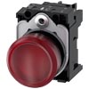 [3SU1106-6AA20-1AA0] SIEMENS/EP lámpara de señalización, 22 mm, redondo, plástico, (New)