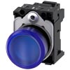 [3SU1106-6AA50-3AA0] SIEMENS/EP lámpara de señalización, 22 mm, redondo, plástico, (New)
