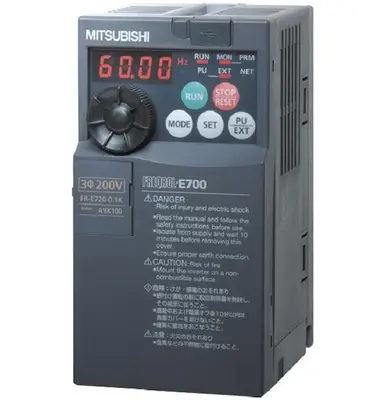 [FR-E740-2.2KNF] MITSUBISHI/FA MICRO-VFD, 480V 2.2KW 10HP W/FL-NET (New)