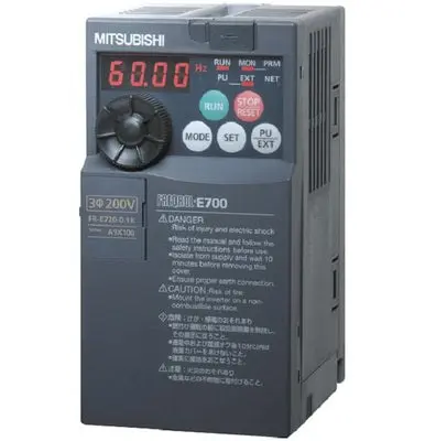 [FR-E740-3.7KNF] MITSUBISHI FA24 MICRO-VFD, 480V 3.7KW 5HP W/FL-NET (New)