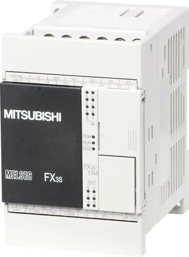 [FX3S-14MR/DS-K] MITSUBISHI FA24 14 I/O DC BASE,RELAY OUT,CABLE,S/W (New)