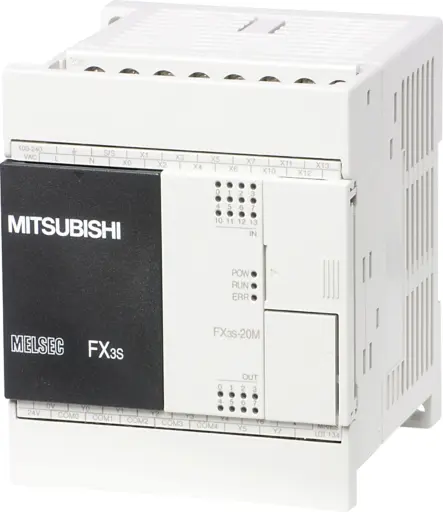[FX3S-20MT/DS-K] MITSUBISHI FA24 20 I/O DC BASE,TRANS SNK OUT,CABLE,S/W (New)