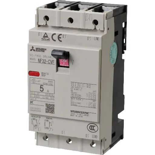 [NF63-CVF3P5A] MITSUBISHI/FA MCCB 3 POLE 5 AMP (IEC60947-2) (New)